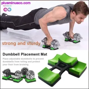 1Pair Dumbbell Bracket Placement Frame Stand Floor