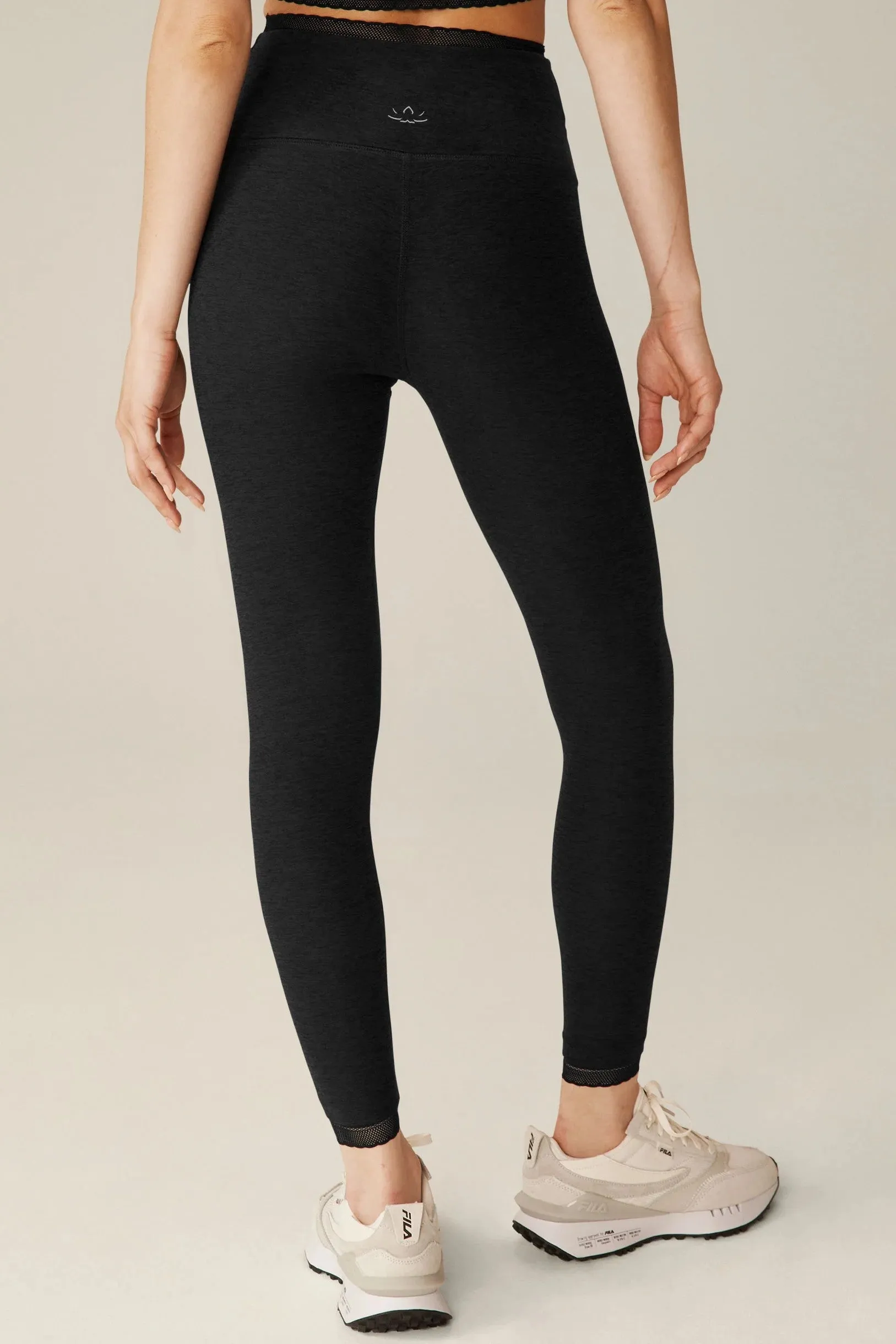 Allure High Waisted Leggings - Darkest Night