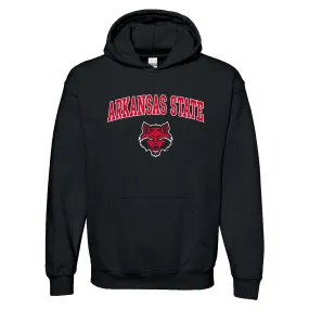 Arkansas State Arch Logo Hoodie - Black