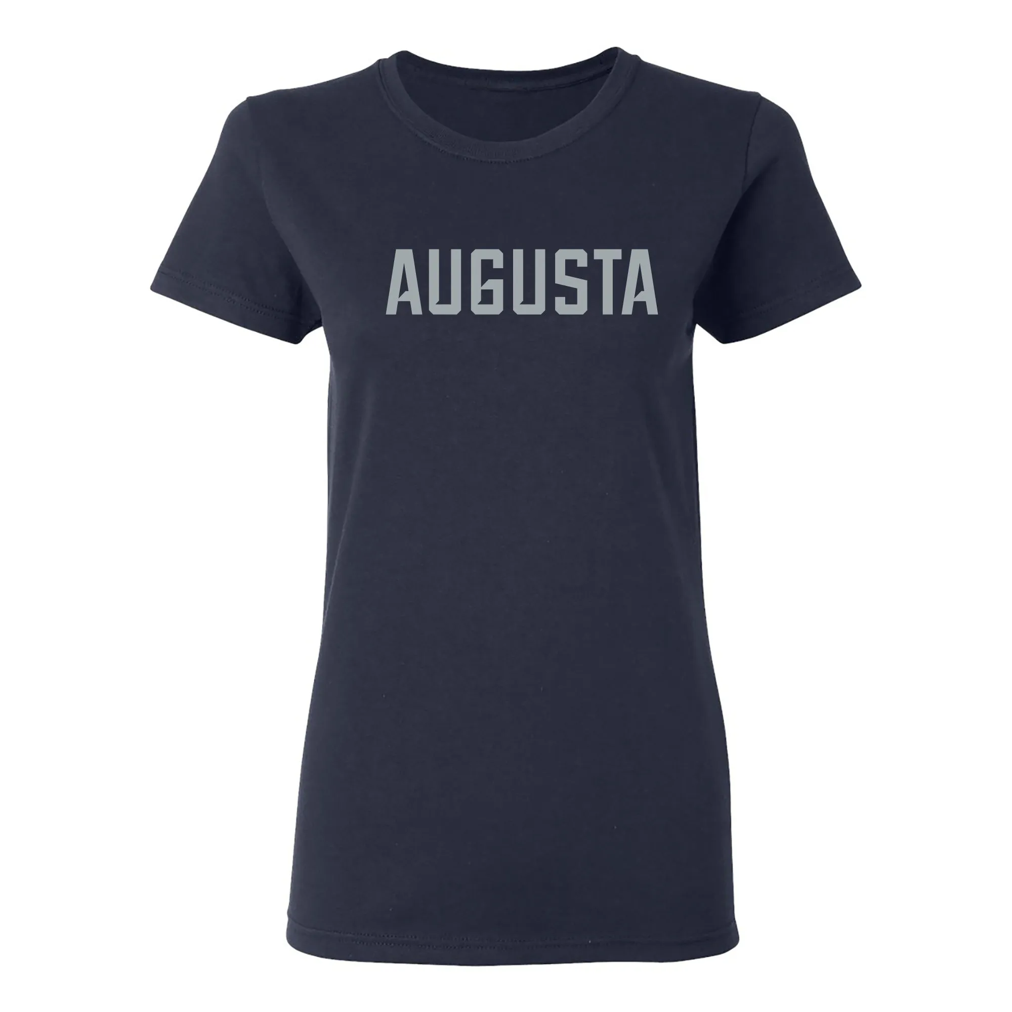 Augusta University Basic Block Womens T-Shirt - Navy