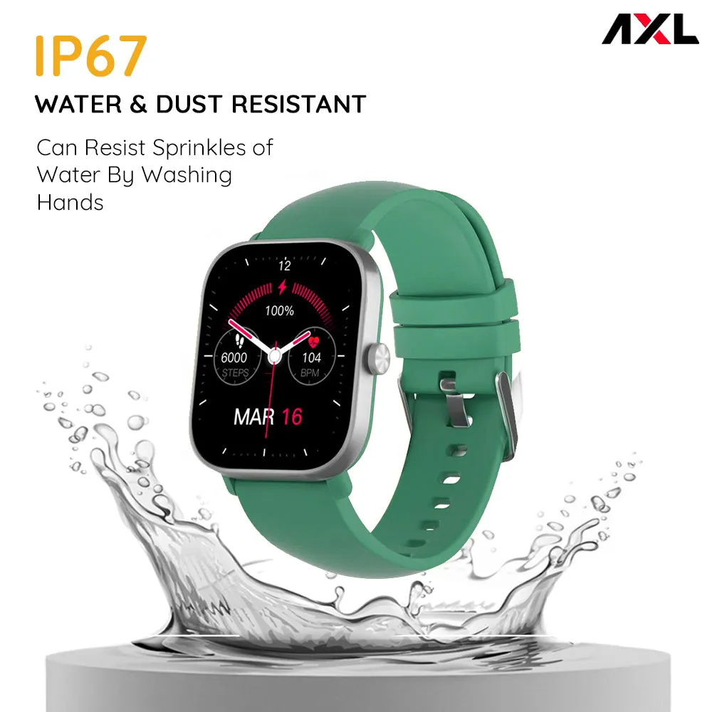 AXL Tempo Smart Watch 1.69" HD Display, Full Touch 100  Sports Mode, Water Proof IP67