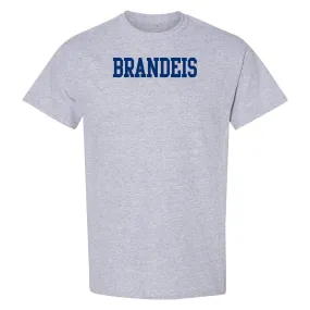 Brandeis Judges Basic Block T Shirt - Sport Grey