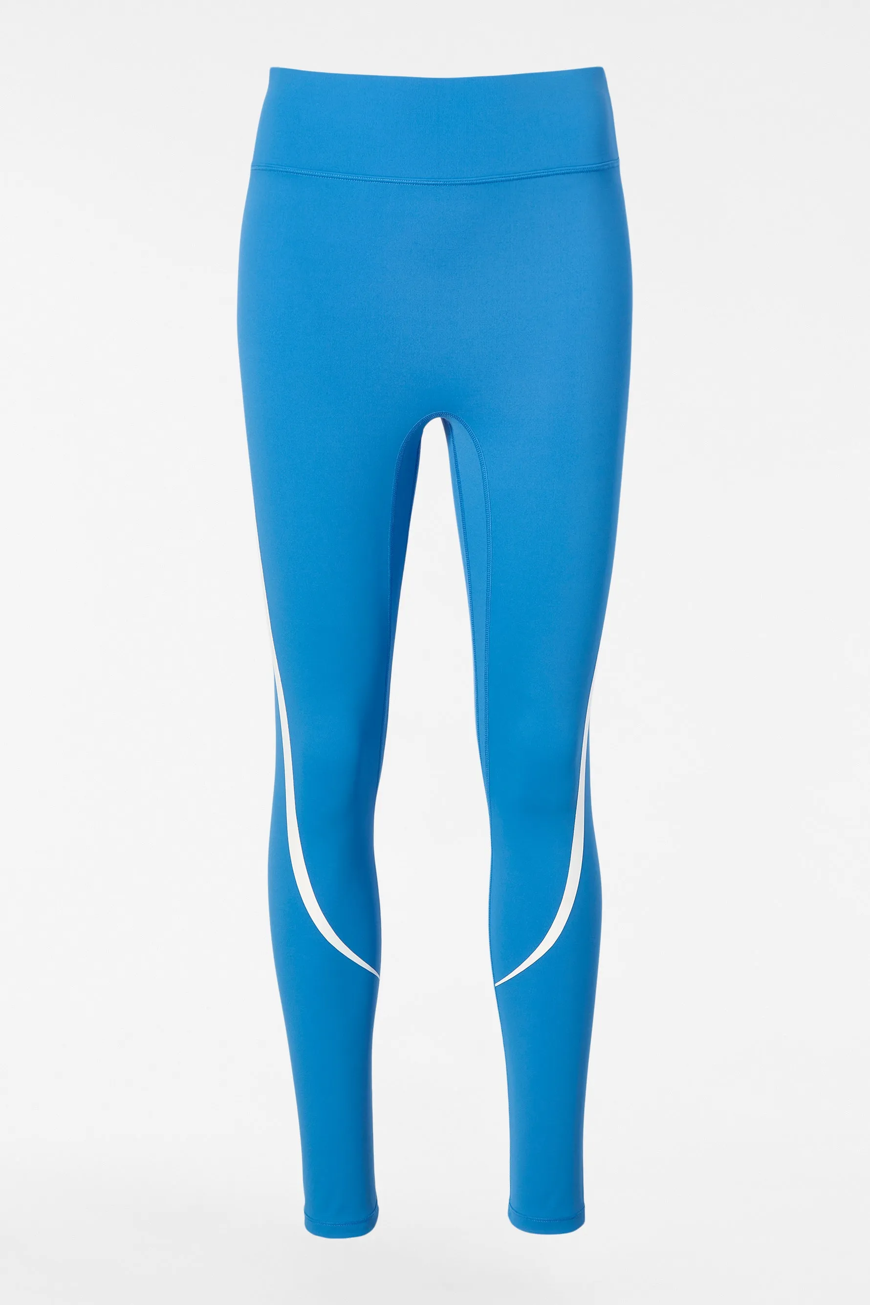 Center Stage Contrast Legging - Blue/white