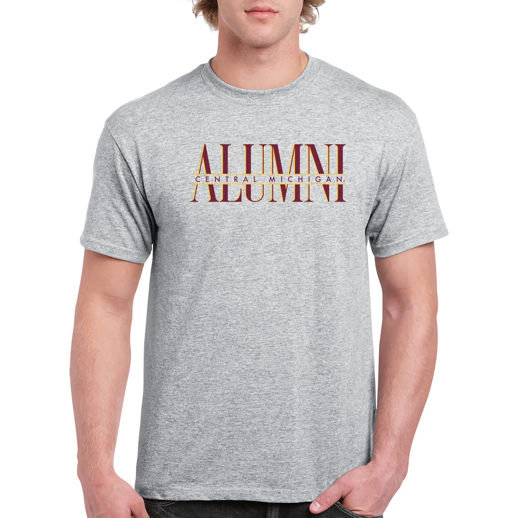 Central Michigan Classic Alumni T-Shirt - Sport Grey