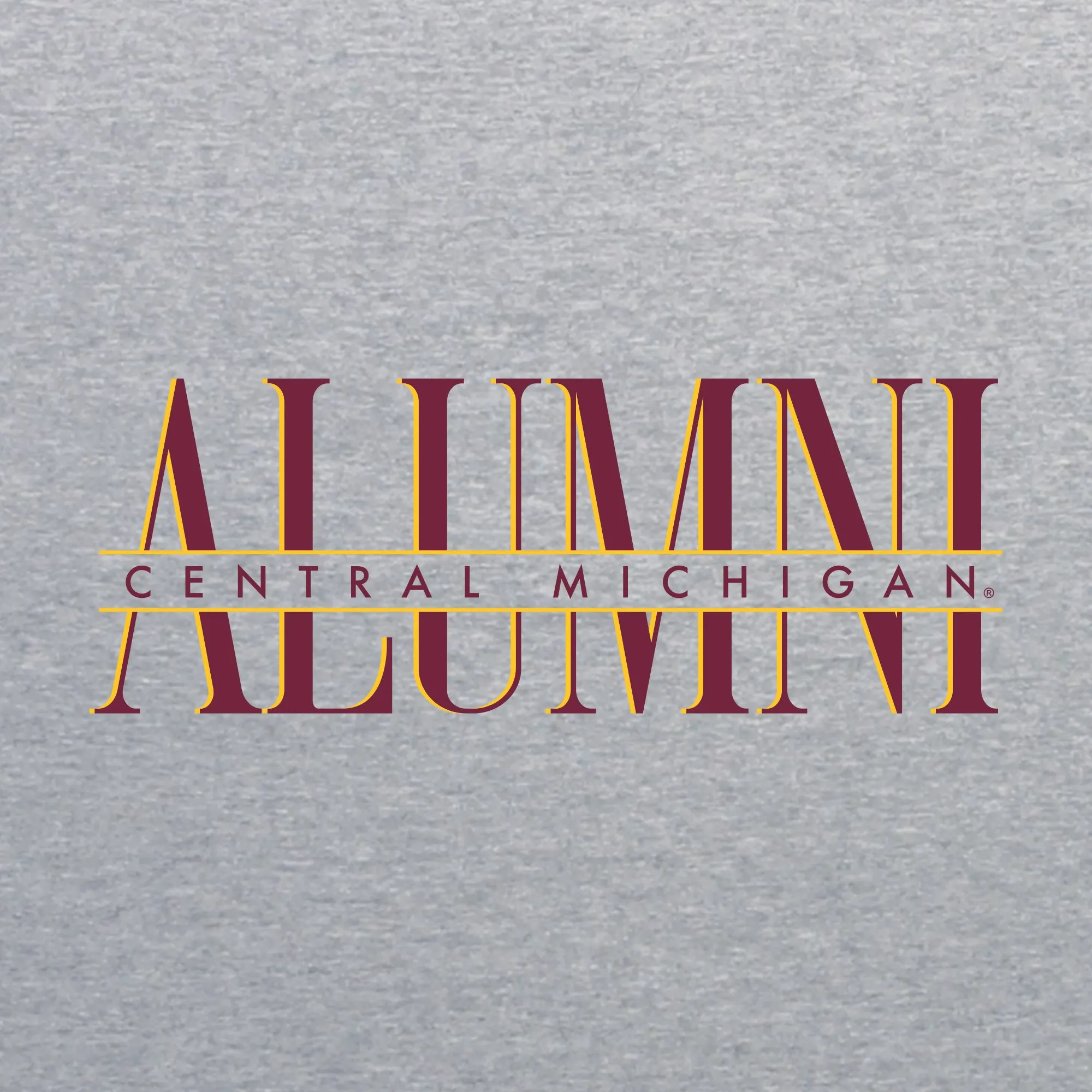 Central Michigan Classic Alumni T-Shirt - Sport Grey