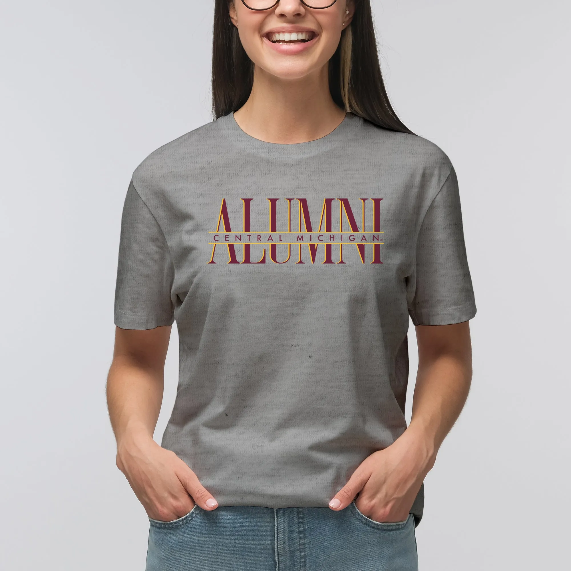 Central Michigan Classic Alumni T-Shirt - Sport Grey