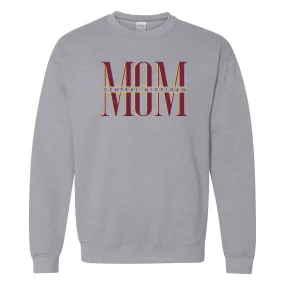 Central Michigan Classic Mom Crewneck - Sport Grey