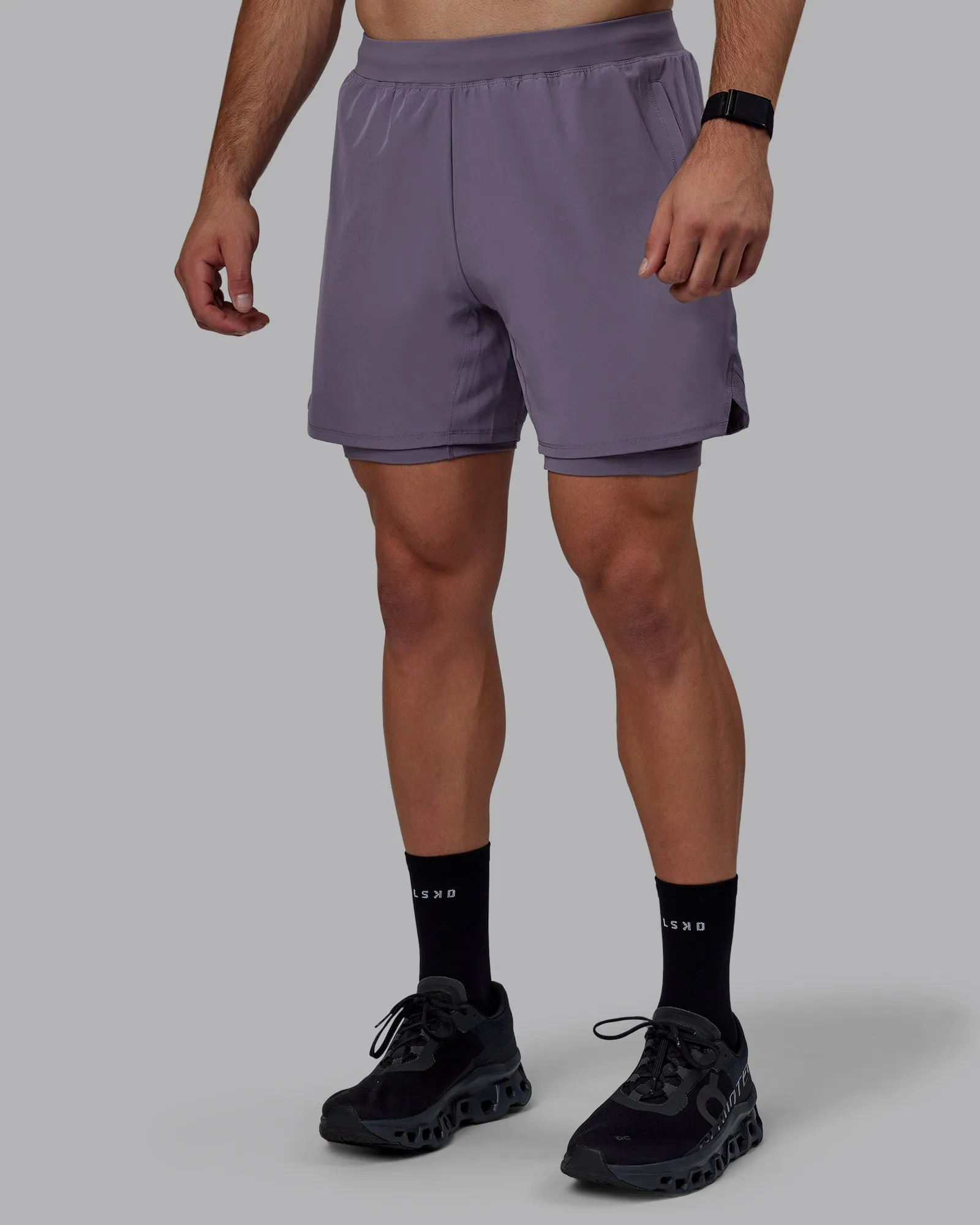 Challenger 6" Lined Performance Shorts - Purple Sage