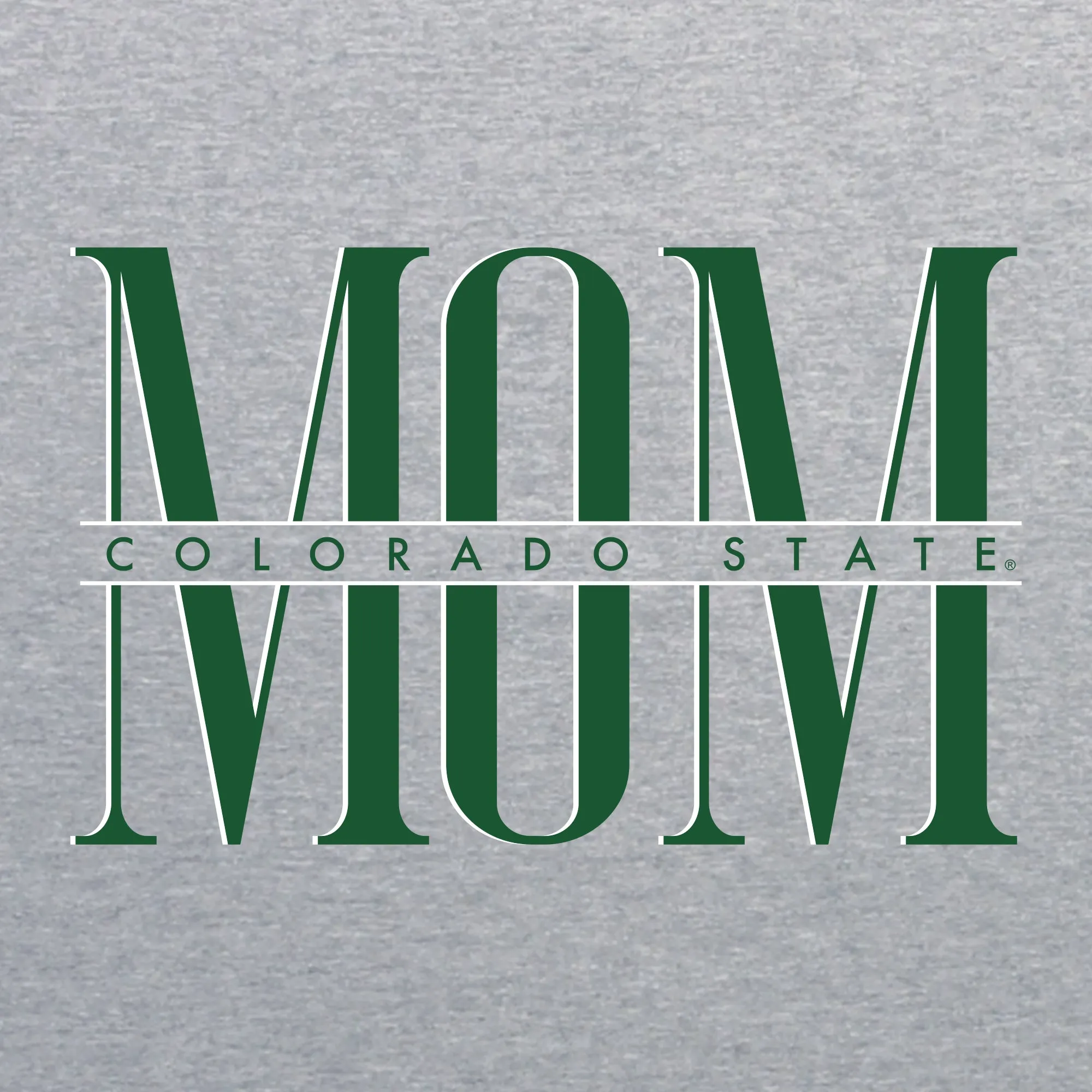 Colorado State Classic Mom Crewneck - Sport Grey