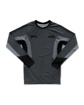 Engage Iron Grey Long Sleeve Rash Guard