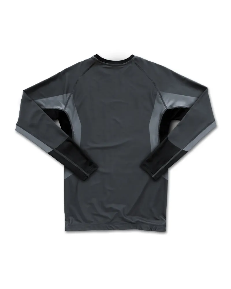 Engage Iron Grey Long Sleeve Rash Guard