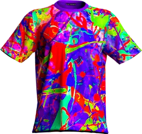 Fluorescent T-Shirt Glow in UV Fluorescent New Reality