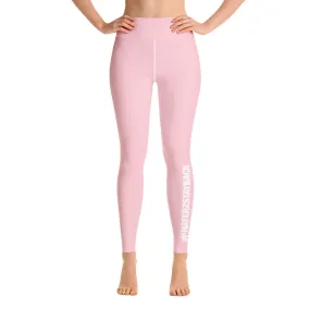 #HaterzStayBack Women's Yoga Pants (Pink)