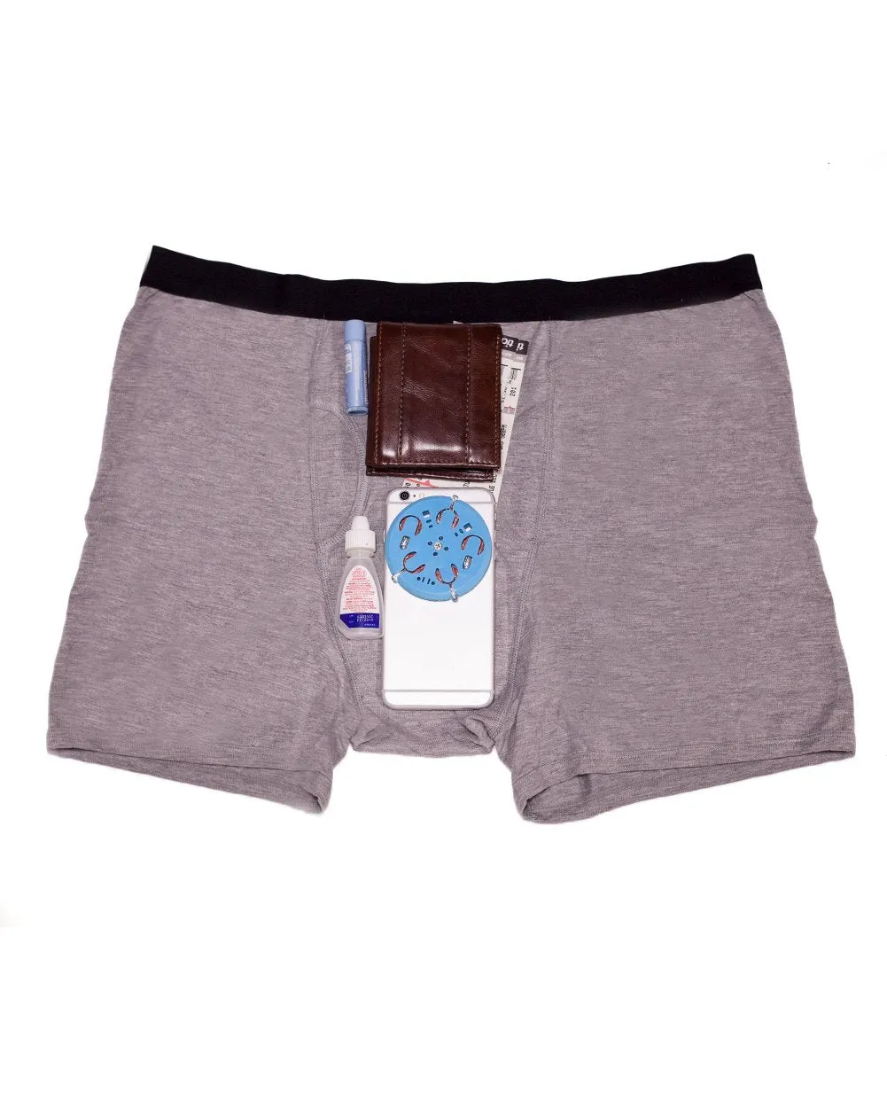 Hidden Pocket Men's Boxer Briefs