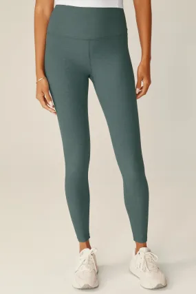 High Waisted Midi Leggings - Storm