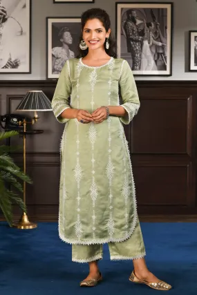 Japanese Silk Dita Kurta with Dita pyajamas