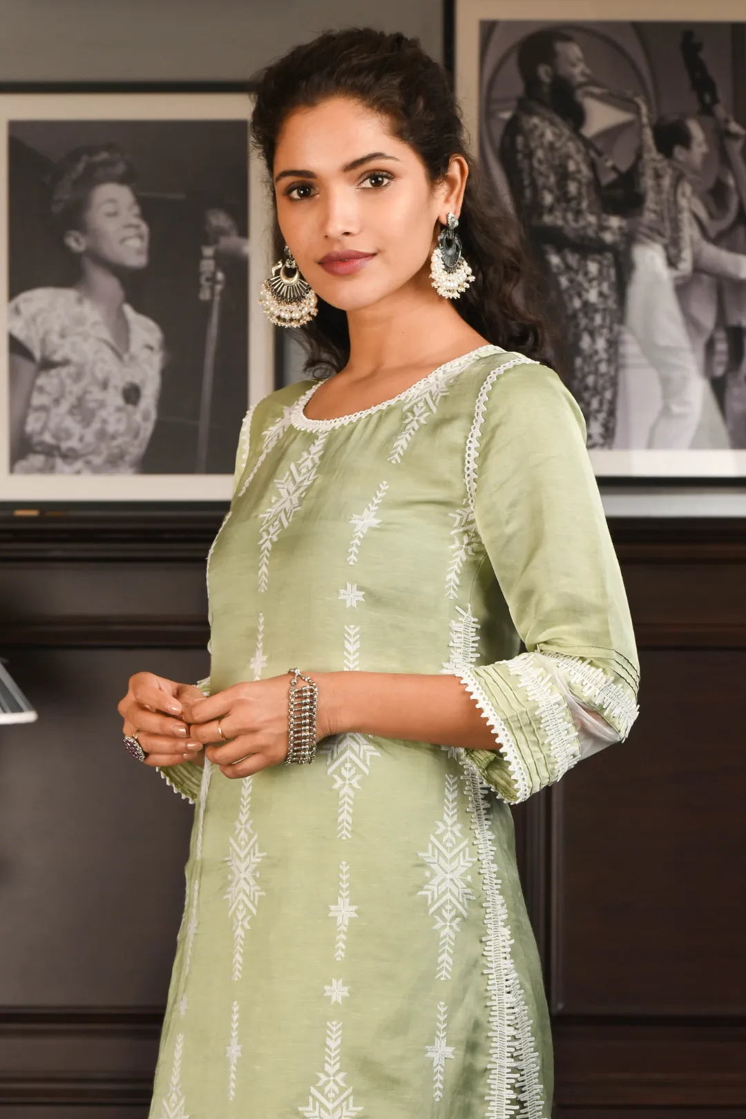 Japanese Silk Dita Kurta with Dita pyajamas