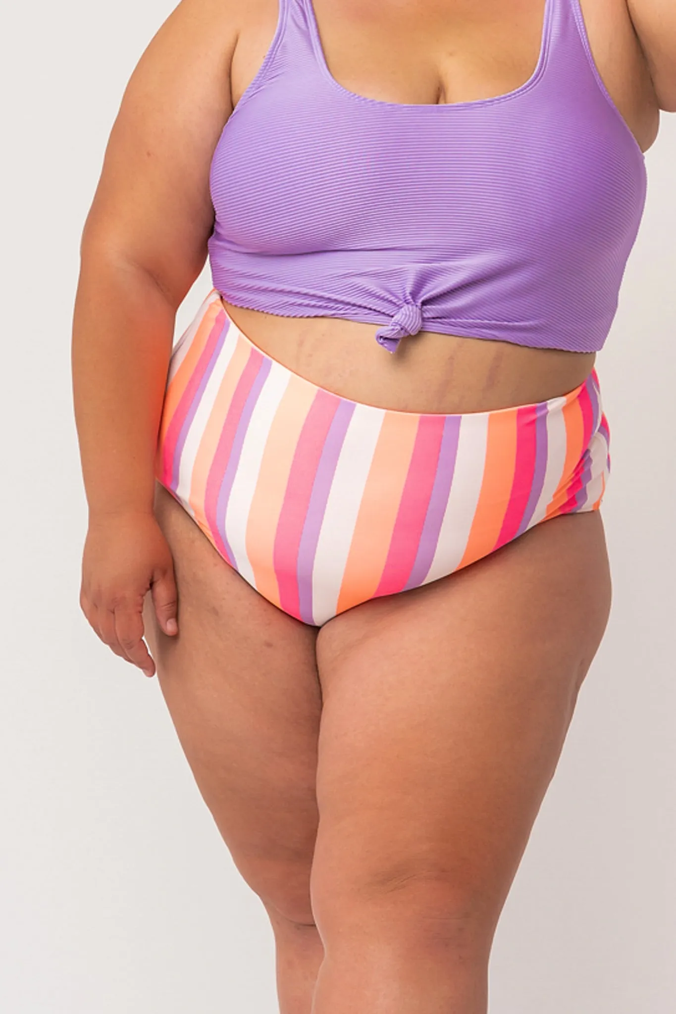 Leisure Reversible Bottom | Sherbet Stripe