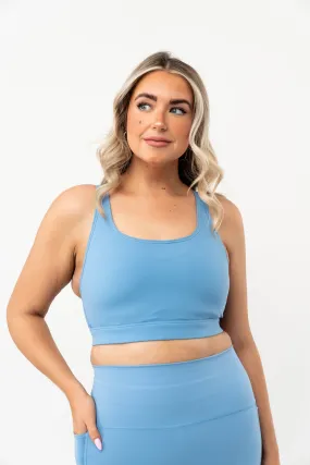 Performance Sports Bra | Surface Blue