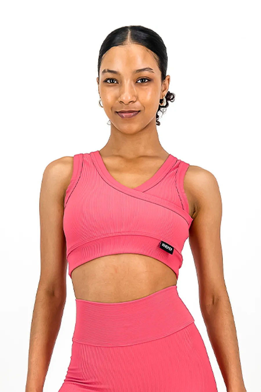 Rib Aspire Bra Top | Daiquiri