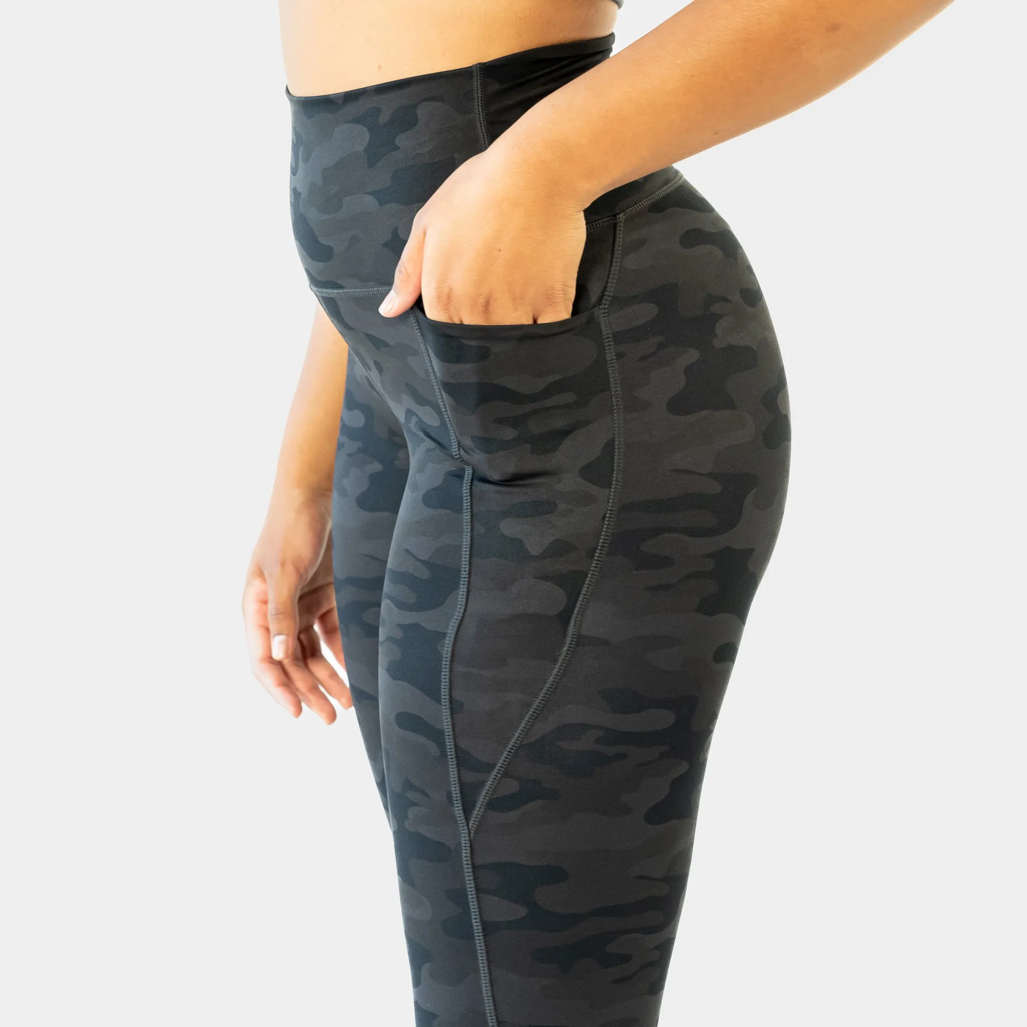 Skin Shakti Leggings - Black Camo - FINAL SALE