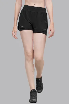 V_LYTE 3.5" 2-IN-1 SHORTS - Black