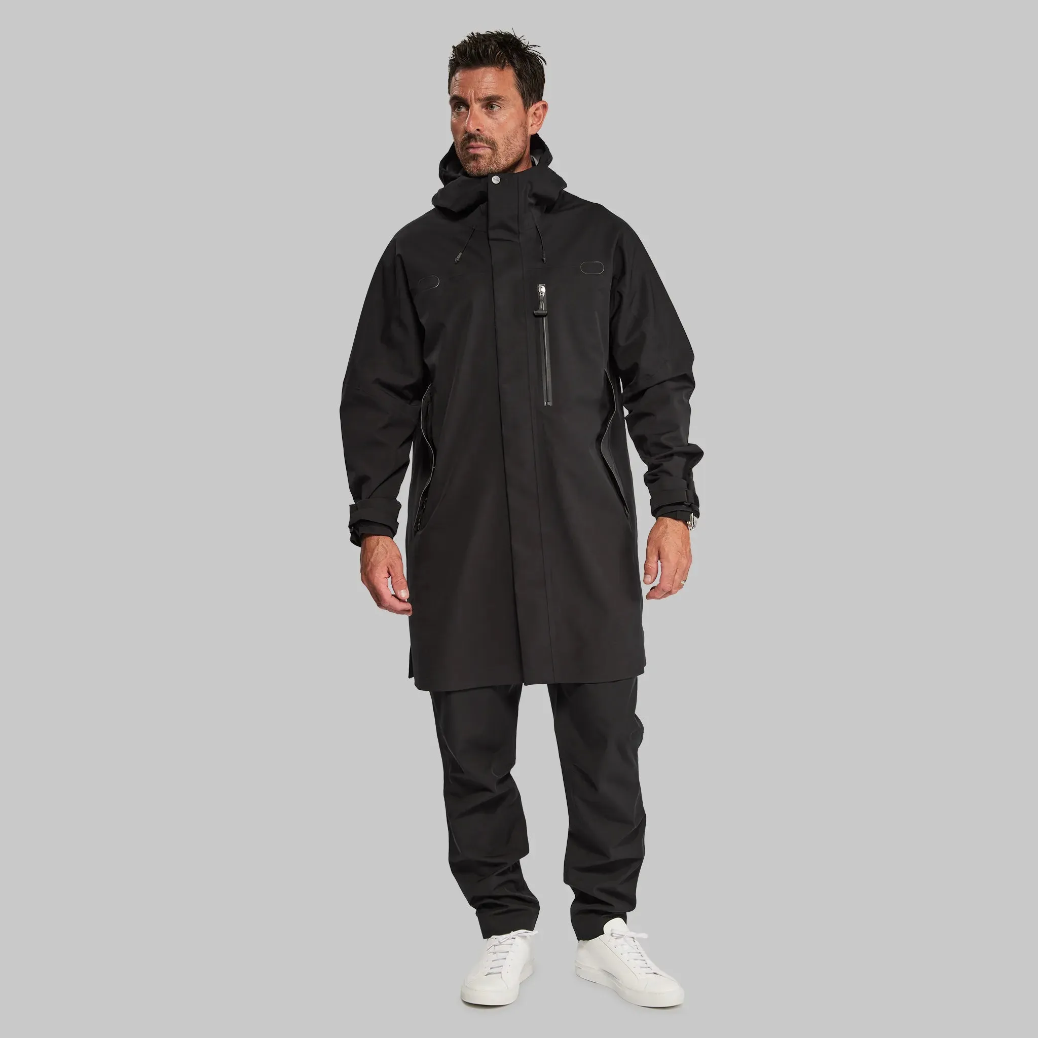 Waterfallproof Parka. Black edition