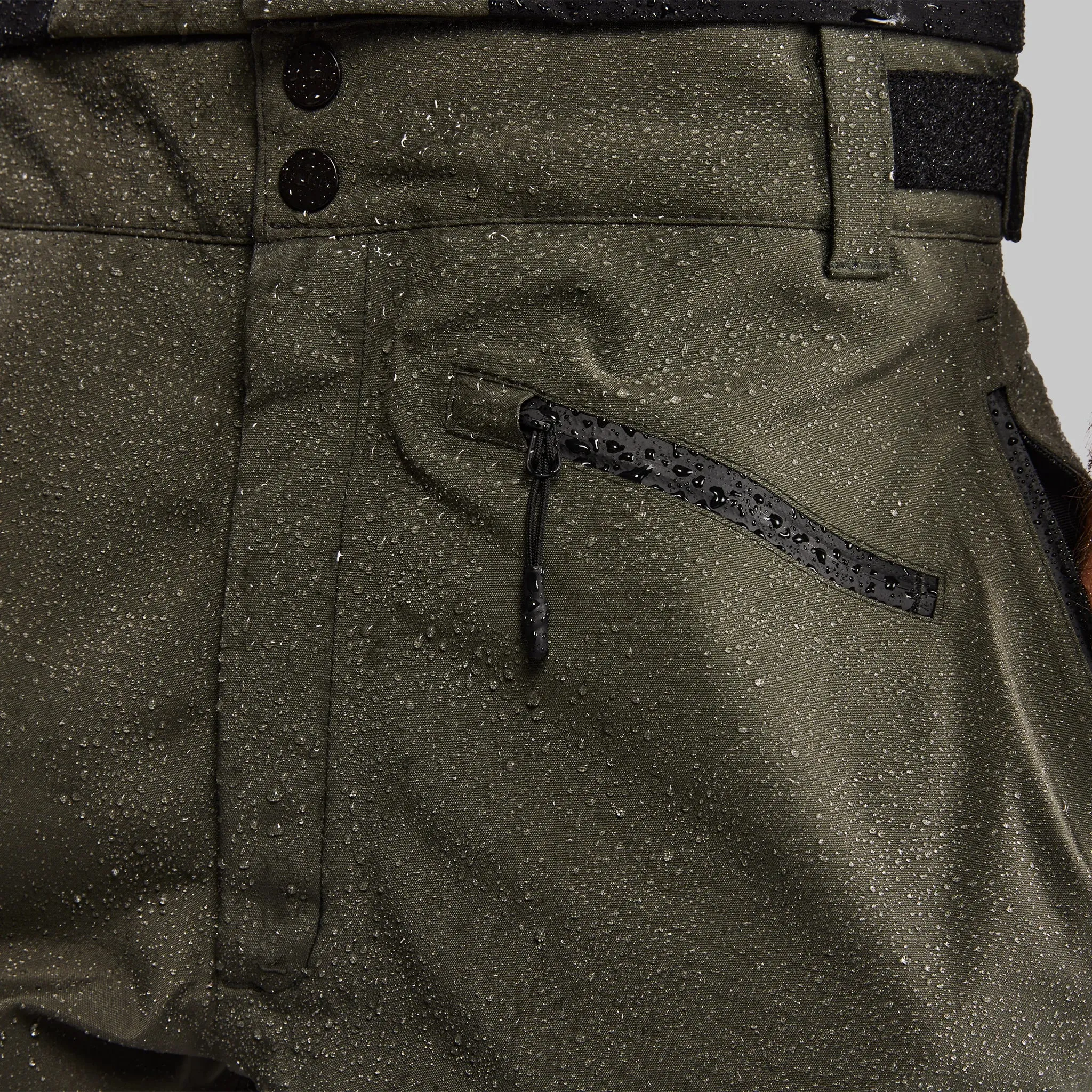 Waterfallproof Ski Pants. Khaki edition