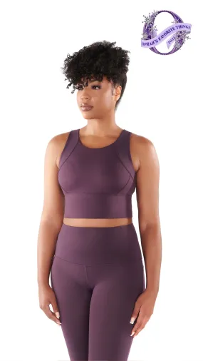 Yanta Tank Bra - Plum